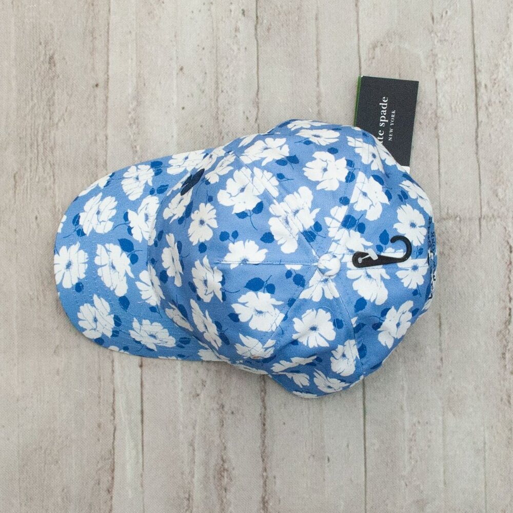 NWT kate spade Springtime Floral in Blue Baseball Cap - Picture 2 of 7